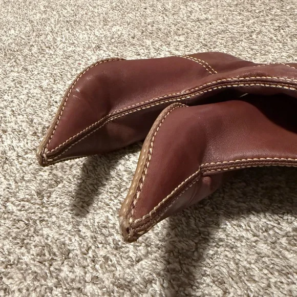 Diba Brown Heeled Boots - Picture 6 of 7